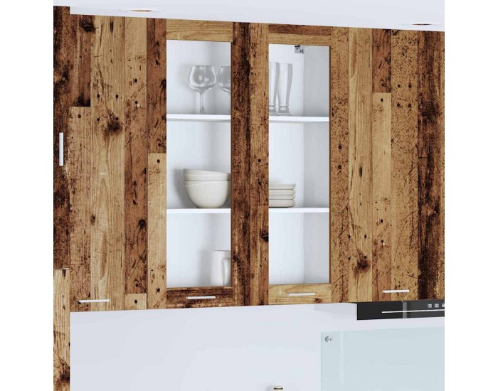 Sonata H Висящ шкаф Riga Старо дърво 80 x 31 x 100 см Инженерно дърво