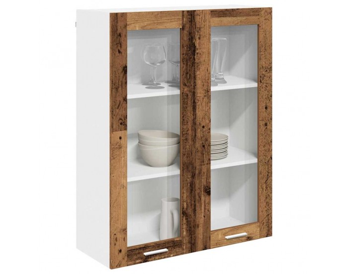 Sonata H Висящ шкаф Riga Старо дърво 80 x 31 x 100 см Инженерно дърво