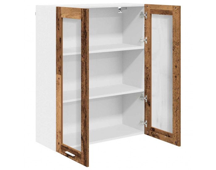 Sonata H Висящ шкаф Riga Старо дърво 80 x 31 x 100 см Инженерно дърво