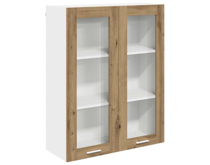 Sonata H Висящ шкаф с рафт Riga Дъб 80 x 31 x 100 см Инженерно дърво