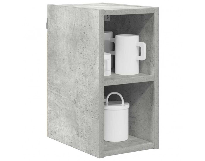Sonata H Висящ шкаф с рафт Riga Циментено сиво 20 x 29,5 x 40 см