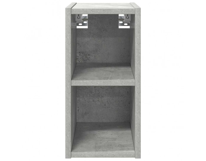 Sonata H Висящ шкаф с рафт Riga Циментено сиво 20 x 29,5 x 40 см