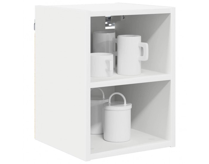 Sonata H Висящ шкаф с рафт Riga Бяло 30 x 29,5 x 40 см Инженерно дърво