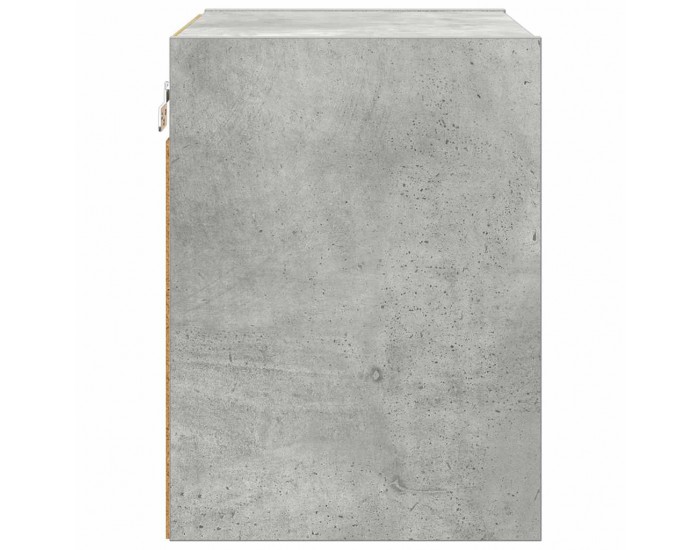 Sonata H Висящ шкаф с рафт Riga Циментено сиво 40 x 29,5 x 40 см