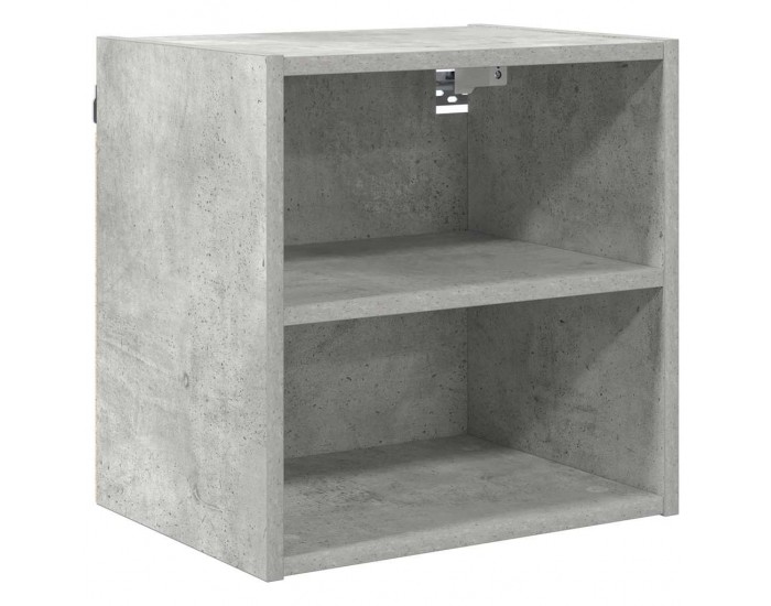 Sonata H Висящ шкаф с рафт Riga Циментено сиво 40 x 29,5 x 40 см