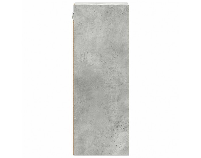 Sonata H Висящ шкаф с рафт Riga Циментено сиво 20 x 29,5 x 80 см