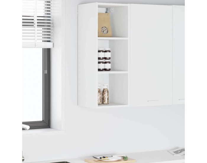 Sonata H Висящ шкаф с рафт Riga Бяло 30 x 29,5 x 80 см Инженерно дърво