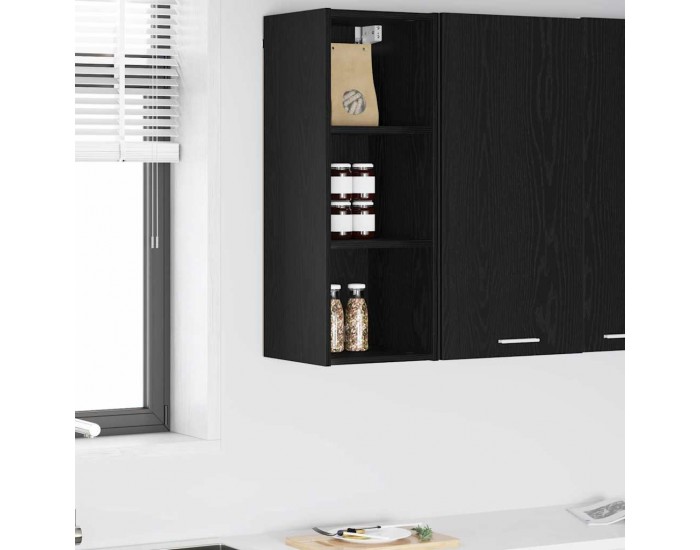 Sonata H Висящ шкаф Riga Черния дъб 30 x 29,5 x 80 см Инженерно дърво