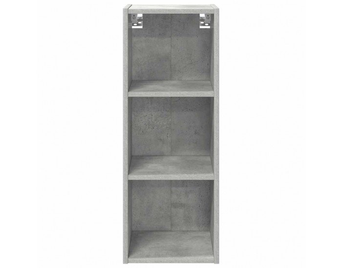 Sonata H Висящ шкаф с рафт Riga Циментено сиво 30 x 29,5 x 80 см