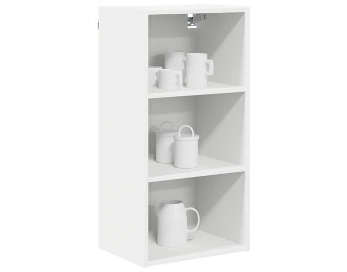 Sonata H Висящ шкаф с рафт Riga Бяло 40 x 29,5 x 80 см Инженерно дърво