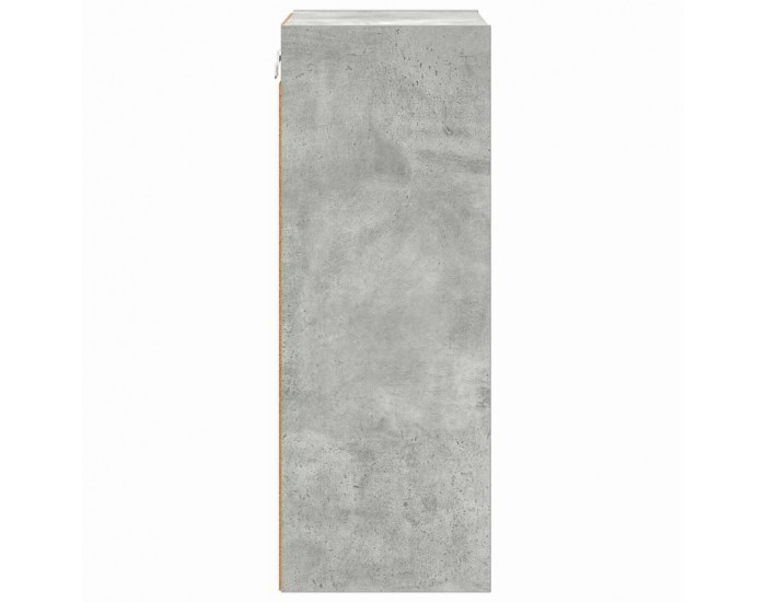 Sonata H Висящ шкаф с рафт Riga Циментено сиво 40 x 29,5 x 80 см