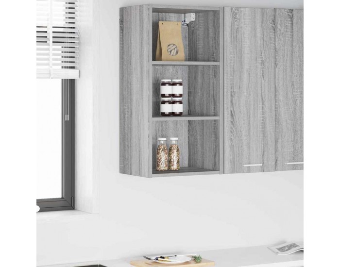 Sonata H Висящ шкаф Riga Сив Сонома 40 x 29,5 x 80 см Инженерно дърво