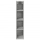 Sonata H Висящ шкаф с рафт Riga Циментено сиво 20 x 29,5 x 100 см