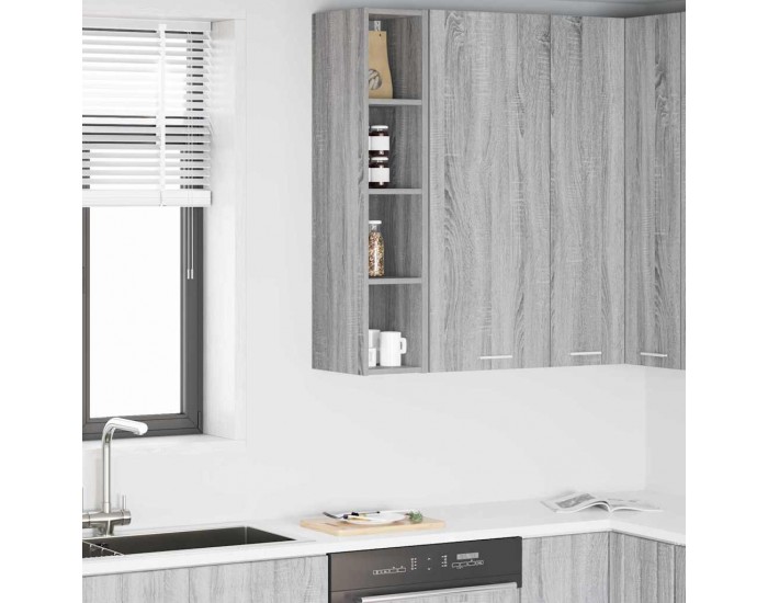 Sonata H Висящ шкаф Riga Сив Сонома 20 x 29,5 x 100 см Инженерно дърво