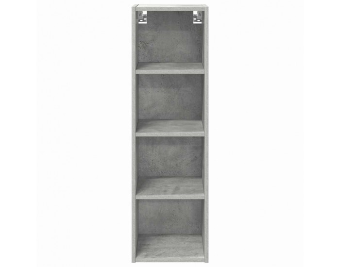 Sonata H Висящ шкаф с рафт Riga Циментено сиво 30 x 29,5 x 100 см