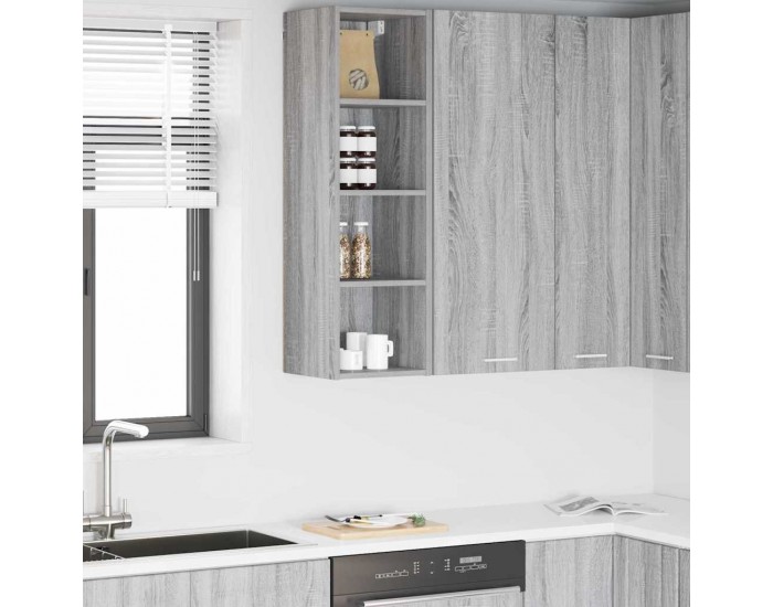 Sonata H Висящ шкаф Riga Сив Сонома 30 x 29,5 x 100 см Инженерно дърво