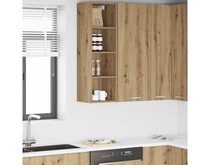 Sonata H Висящ шкаф с рафт Riga Дъб 30 x 29,5 x 100 см Инженерно дърво