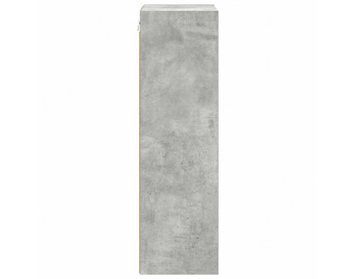 Sonata H Висящ шкаф с рафт Riga Циментено сиво 40 x 29,5 x 100 см