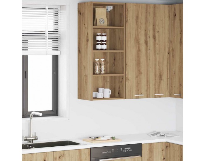 Sonata H Висящ шкаф с рафт Riga Дъб 40 x 29,5 x 100 см Инженерно дърво