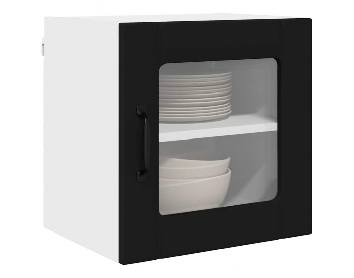 Sonata H Горен кухненски шкаф с рафт 2 pcs Черно 40 x 31 x 40 см