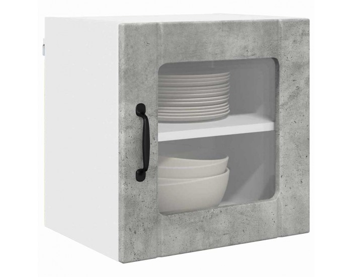 Sonata H Горен кухненски шкаф 2 pcs Циментено сиво 40 x 31 x 40 см