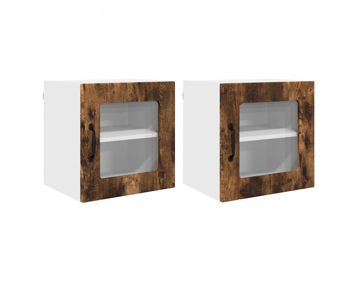 Sonata H Горен кухненски шкаф с рафт 2 pcs Димян дъб 40 x 31 x 40 см