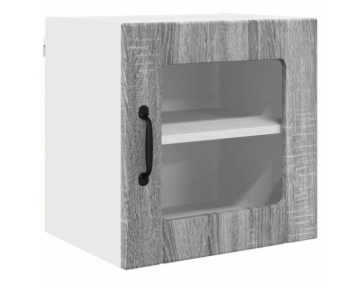 Sonata H Горен кухненски шкаф с рафт 2 pcs Сив Сонома 40 x 31 x 40 см