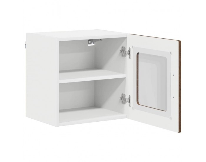 Sonata H Горен кухненски шкаф с рафт 2 pcs Кафяв дъб 40 x 31 x 40 см