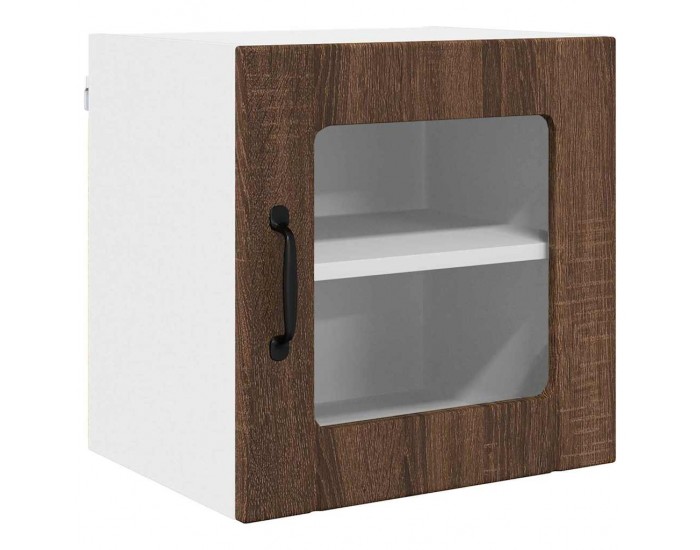 Sonata H Горен кухненски шкаф с рафт 2 pcs Кафяв дъб 40 x 31 x 40 см