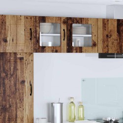 Sonata H Горен кухненски шкаф с рафт 2 pcs Старо дърво 40 x 31 x 40 см - Модули Sonata
