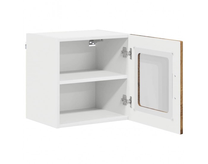 Sonata H Горен кухненски шкаф с рафт 2 pcs Старо дърво 40 x 31 x 40 см