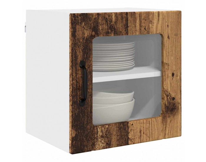 Sonata H Горен кухненски шкаф с рафт 2 pcs Старо дърво 40 x 31 x 40 см