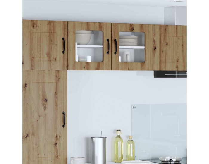 Sonata H Горен кухненски шкаф 2 pcs Дъб 40 x 31 x 40 см Инженерно дърво