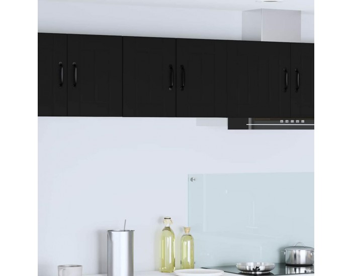 Sonata H Горен кухненски шкаф с рафт 2 pcs Черно 30 x 31 x 40 см