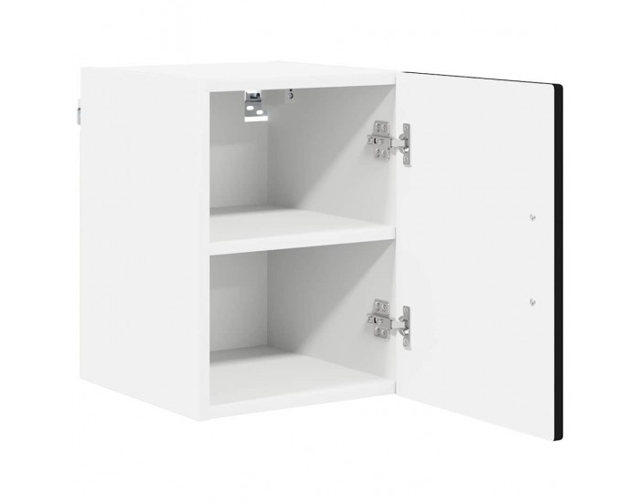 Sonata H Горен кухненски шкаф с рафт 2 pcs Черно 30 x 31 x 40 см