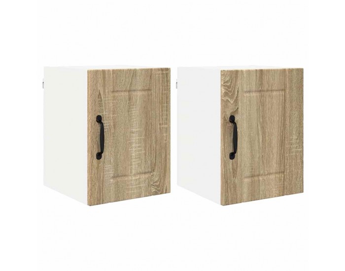 Sonata H Горен кухненски шкаф с рафт 2 pcs Сонома дъб 30 x 31 x 40 см