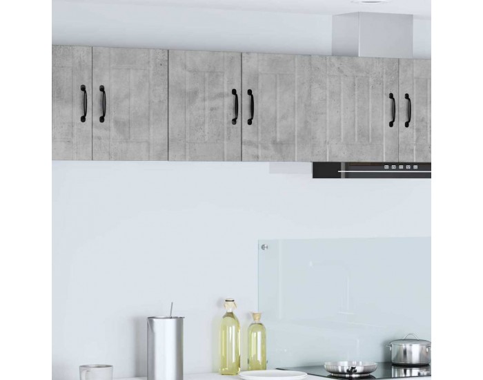 Sonata H Горен кухненски шкаф 2 pcs Циментено сиво 30 x 31 x 40 см