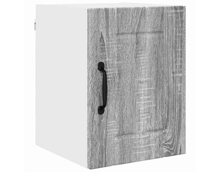 Sonata H Горен кухненски шкаф с рафт 2 pcs Сив Сонома 30 x 31 x 40 см