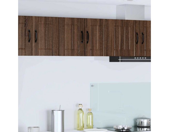 Sonata H Горен кухненски шкаф с рафт 2 pcs Кафяв дъб 30 x 31 x 40 см