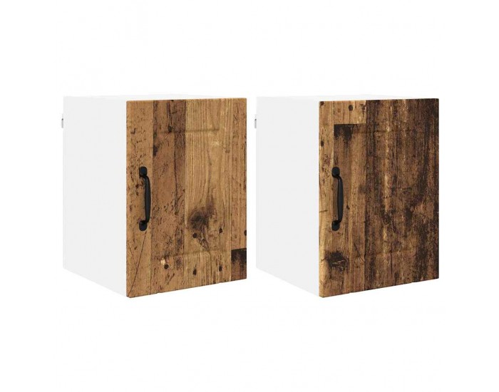 Sonata H Горен кухненски шкаф с рафт 2 pcs Старо дърво 30 x 31 x 40 см