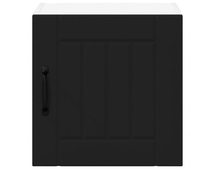 Sonata H Горен кухненски шкаф Черно 40 x 31 x 40 см Инженерно дърво
