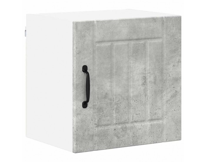 Sonata H Горен кухненски шкаф с рафт Циментено сиво 40 x 31 x 40 см