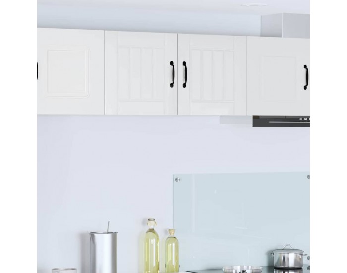 Sonata H Горен кухненски шкаф с рафт 2 pcs Лъскаво бяло 40 x 31 x 40 см