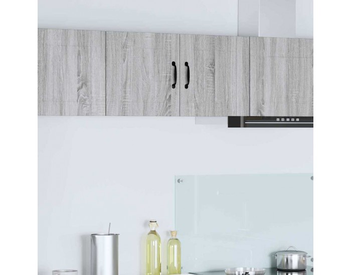 Sonata H Горен кухненски шкаф с рафт 2 pcs Сив Сонома 40 x 31 x 40 см