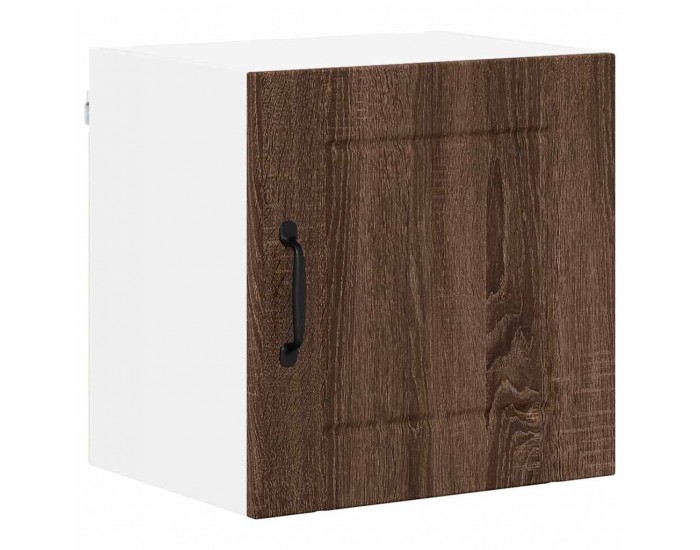 Sonata H Горен кухненски шкаф с рафт 2 pcs Кафяв дъб 40 x 31 x 40 см