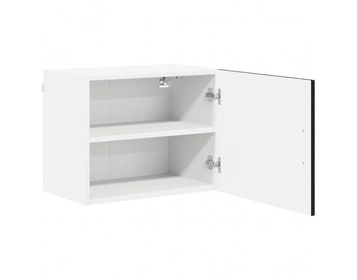 Sonata H Горен кухненски шкаф с рафт 2 pcs Черно 50 x 31 x 40 см