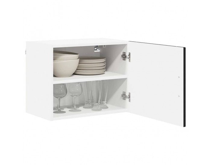 Sonata H Горен кухненски шкаф с рафт 2 pcs Черно 50 x 31 x 40 см