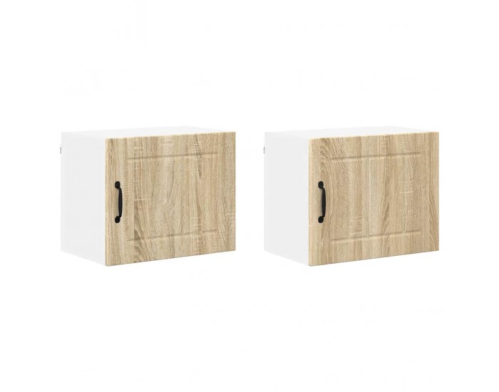 Sonata H Горен кухненски шкаф с рафт 2 pcs Сонома дъб 50 x 31 x 40 см