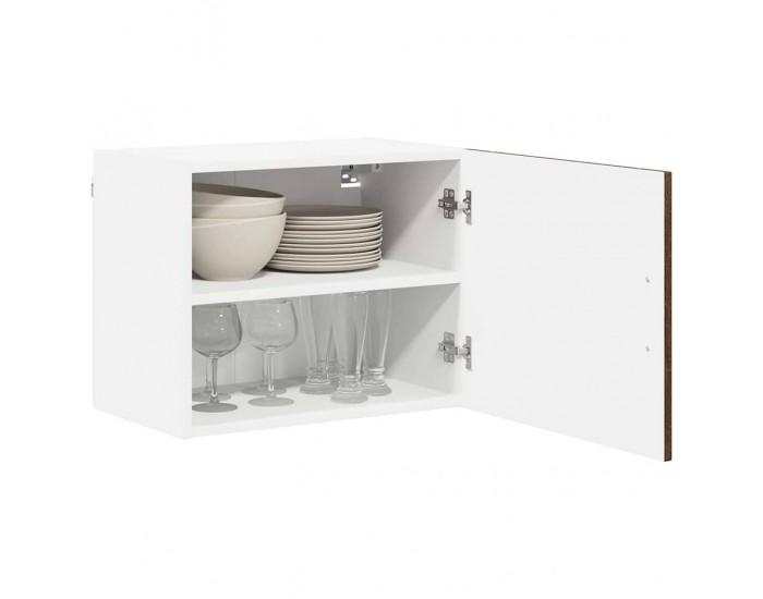 Sonata H Горен кухненски шкаф с рафт 2 pcs Кафяв дъб 50 x 31 x 40 см