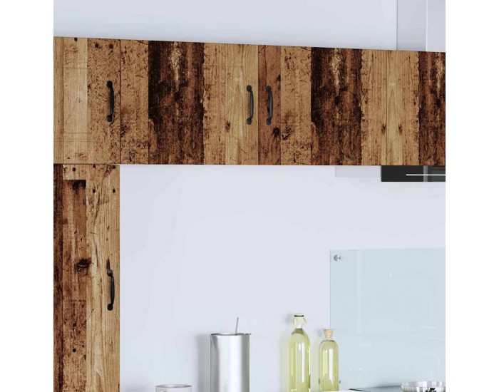 Sonata H Горен кухненски шкаф с рафт 2 pcs Старо дърво 50 x 31 x 40 см